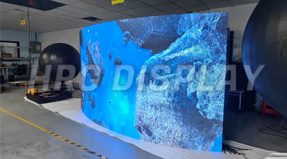 P4 Arc led display applied in  South America market